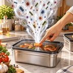 ✨ Prendi 12, Paghi 6 | Contenitore per alimenti sottovuoto in acciaio inossidabile 316L (Grande capacità)
