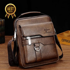 [🔥SCONTO DEL 70% - SOLO OGGI] Borsa A Tracolla Da Uomo In Pelle Vintage