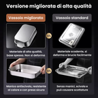 Vassoio Di Cottura In Acciaio Inox SUS304 Per Pentole Calde, Pesce Al Vapore, Cottura Al Forno E Conservazione Degli Alimenti