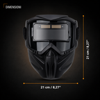 Maschera da Saldatura Automatica 0,1ms | Smontabile in 2 Parti
