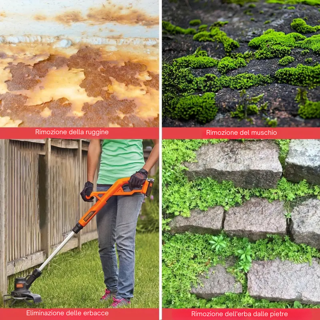 [🔥SCONTO DEL 70% - SOLO PER OGGI] La testina del tosaerba ha 6 bordi in acciaio inossidabile