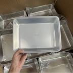 [SET 6 + 🎁3 Gratis] Vassoio per alimenti in acciaio inossidabile 304 (25*20*6 cm)