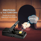 Trappola a Scatto per Topi – Robusta e ad Alta Resistenza
