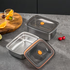 🛡Scatola Ermetica In Acciaio Inox Tedesco 316 Per Conservare Gli Alimenti