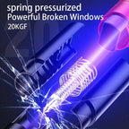 Strumento di fuga rapida per rompere il finestrino dell'auto