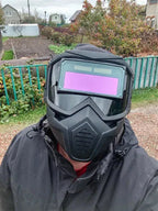 ⛑️ Maschera Da Saldatura Con Oscuramento Automatico 0,1 Ms – Smontabile In 2 Parti, Protezione Totale