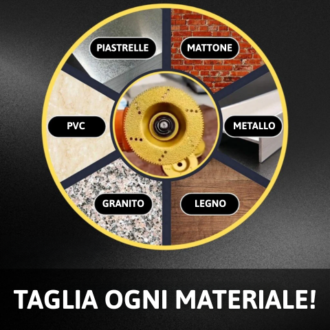 Disco Diamantato 5 In 1 – Taglia, Leviga E Modella In Pochi Secondi