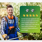 🇮🇹 Testina tagliaerba con 6 lame in acciaio intrecciato inossidabile