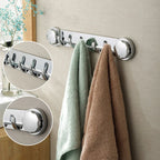 Supporti in acciaio inox con 5 ganci, comodi e capaci di sostenere fino a 20 kg (LTT)