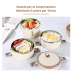 Set di scatola per il pranzo a 2 livelli con borsa termica Lucky Box