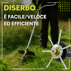 Testina Tagliaerba in Acciaio Intrecciato 6 Fili