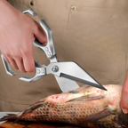 Grandi forbici con lama a forma di diamante, realizzate in solido acciaio inossidabile importato dalla Germania