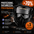 🛡️Maschera Da Saldatura Con Oscuramento Automatico 0,1 Ms – Smontabile In 2 Parti, Protezione Totale