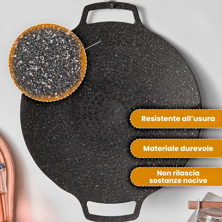 ⚡ Padella in pietra Maifan antiaderente a 6 strati compatibile con induzione IH