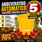Abbeveratoio Automatico a Riempimento Continuo per Pollame