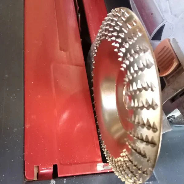 🛠️ Set 3 Dischi Abrasivi per Legno – Acciaio al Carbonio | Piatto, Curvo, Inclinato
