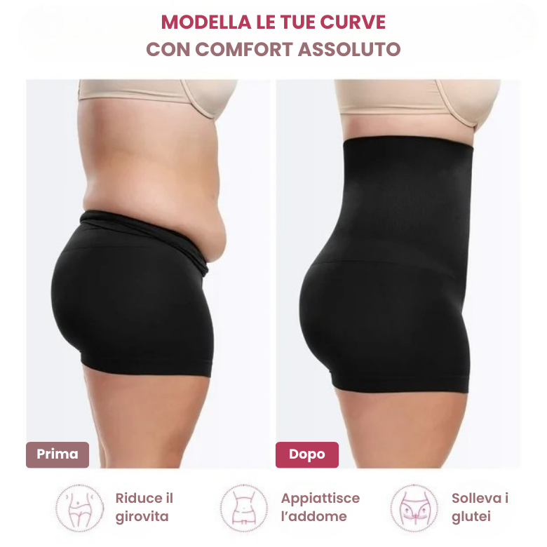 Guaina contenitiva snellente per il girovita e l’addome, taglia unica (80–160 cm)