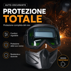 Maschera da Saldatura Automatica 0,1ms | Smontabile in 2 Parti