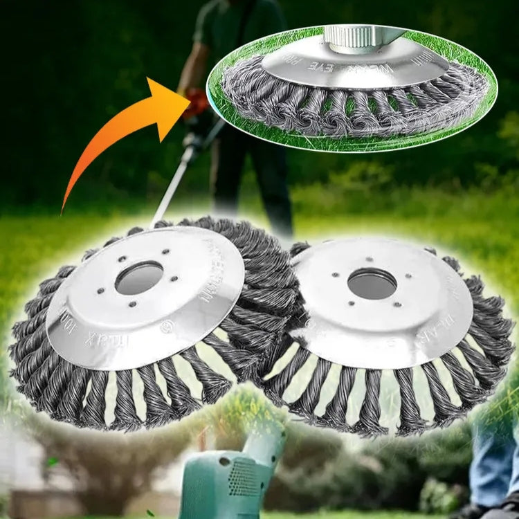 Disco in Filo d’Acciaio per Decespugliatore — Taglio a 360° | Compatibilità Universale