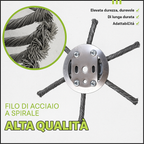 Testina Tagliaerba in Acciaio Intrecciato 6 Fili