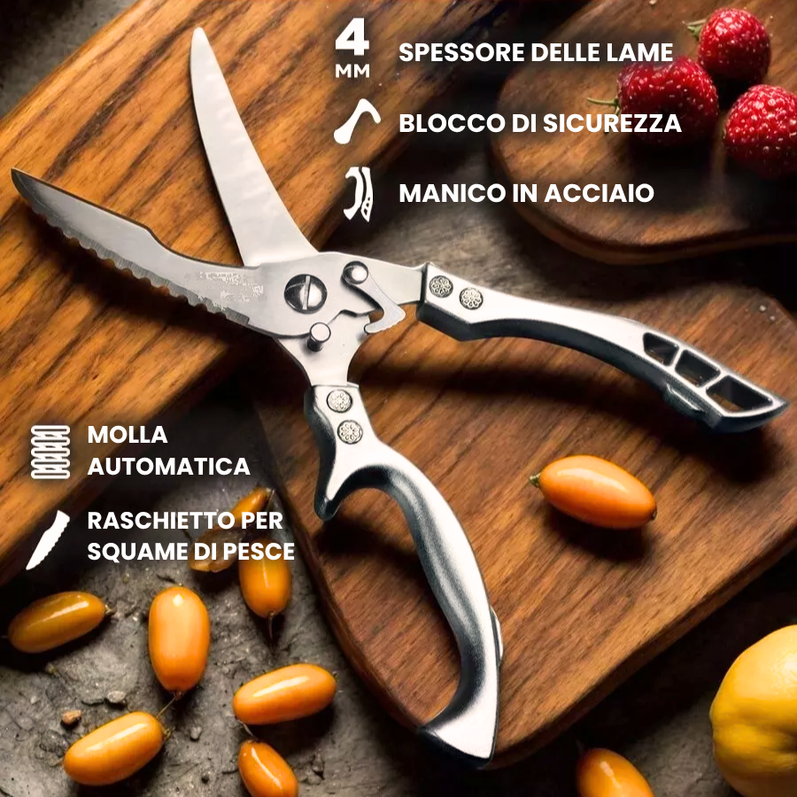 Forbici in acciaio premium importate dalla Repubblica Federale di Germania