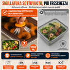 🛡Scatola Ermetica In Acciaio Inox Tedesco 316 Per Conservare Gli Alimenti