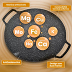 ⚡ Padella in pietra Maifan antiaderente a 6 strati compatibile con induzione IH