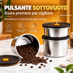 🎁 Prendine 12, pagane solo 6 | Contenitore rotondo in acciaio inox con coperchio sottovuoto (FORMATO GRANDE - 1000 ml)