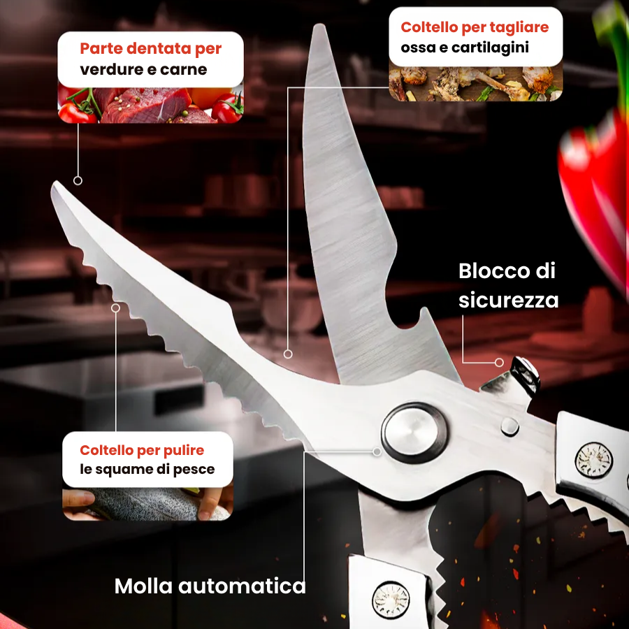 Forbici in acciaio premium importate dalla Repubblica Federale di Germania