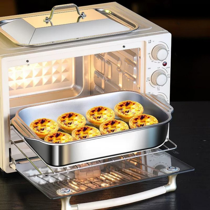 Vassoio Di Cottura In Acciaio Inox SUS304 Per Pentole Calde, Pesce Al Vapore, Cottura Al Forno E Conservazione Degli Alimenti