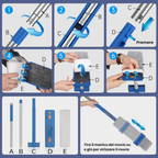 🇮🇹 AQUAMOP PRO™ a 360° - Mocio auto-spremente in acciaio inossidabile tedesco 304