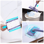 Mop con Cambio del Panno, Design del Manico a Spinta-Tiro con Asciugamano Monouso (LTT)