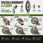 Disco in Filo d’Acciaio per Decespugliatore — Taglio a 360° | Compatibilità Universale