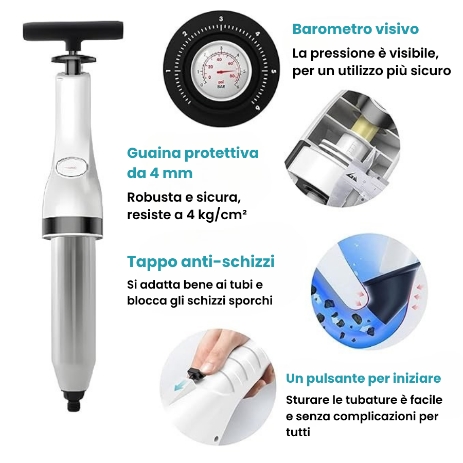 Sbloccatore Di Scarichi Ad Alta Pressione Ultra Burst (L)