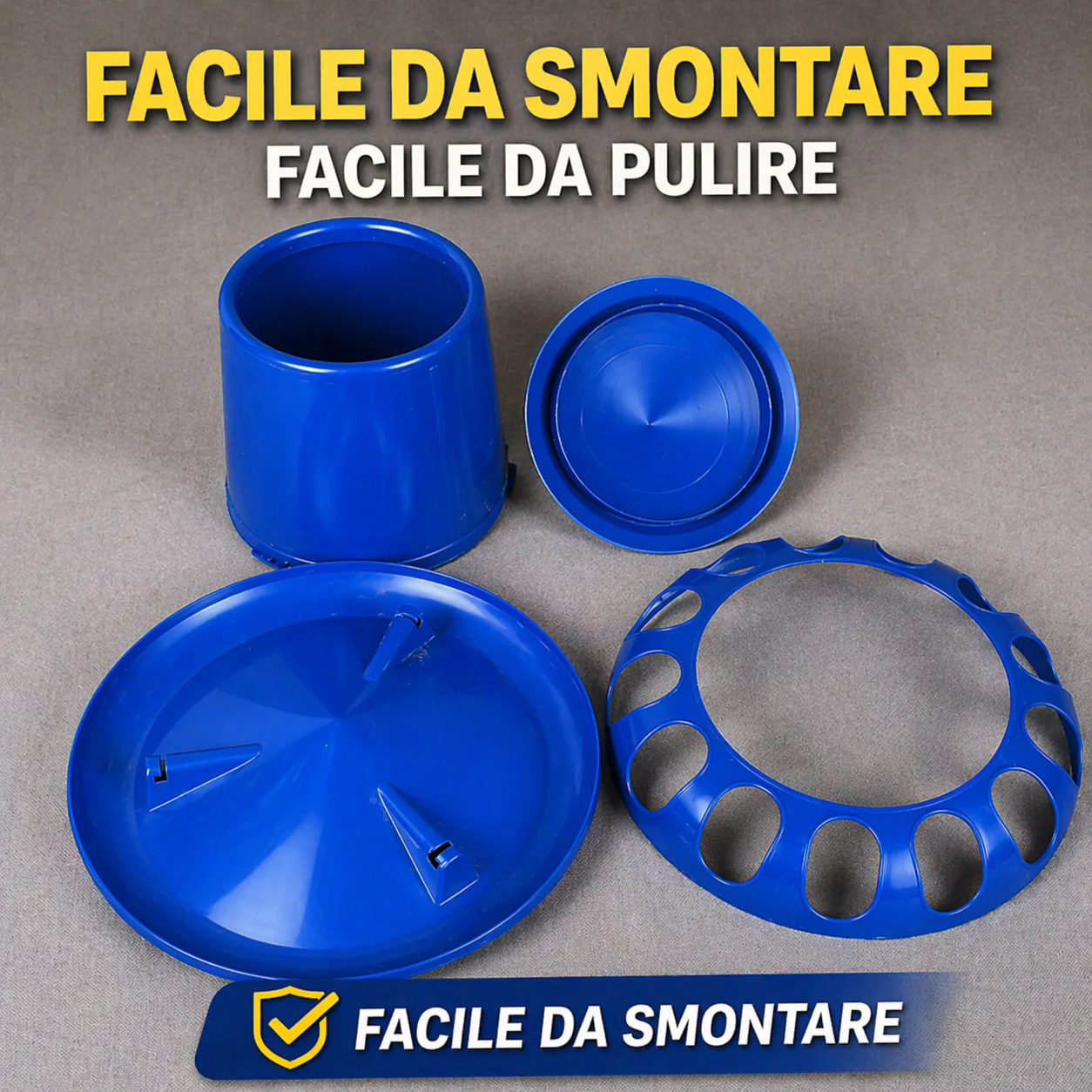 🐓 Mangiatoia automatica per galline, anatre e oche – grande capacità, risparmio di mangime.