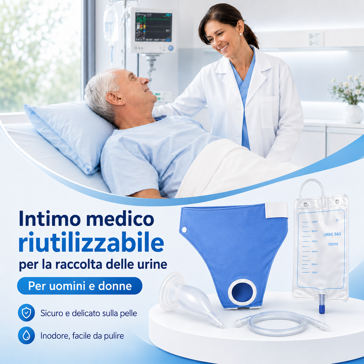 INTIMO MEDICO RIUTILIZZABILE PER UOMINI E DONNE