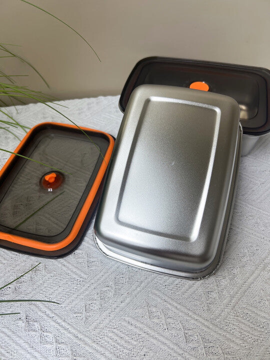 🇮🇹 (Prendi 6+3 gratis) Scatola ermetica in acciaio inox tedesco 316 per conservare gli alimenti