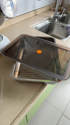 [Set 6 + 🎁 3 Gratis] Vassoio per alimenti in acciaio inossidabile 316 (22,5*15*6 cm)