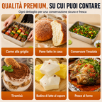 🛡Scatola Ermetica In Acciaio Inox Tedesco 316 Per Conservare Gli Alimenti