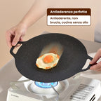 ⚡ Padella in pietra Maifan antiaderente a 6 strati compatibile con induzione IH