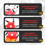 🇮🇹 Lama da taglio per erba a 6 lame in acciaio al manganese super resistente (accessori inclusi)