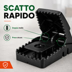 Trappola per Topi Trapper T-Rex | Scatto Rapido, Riutilizzabile