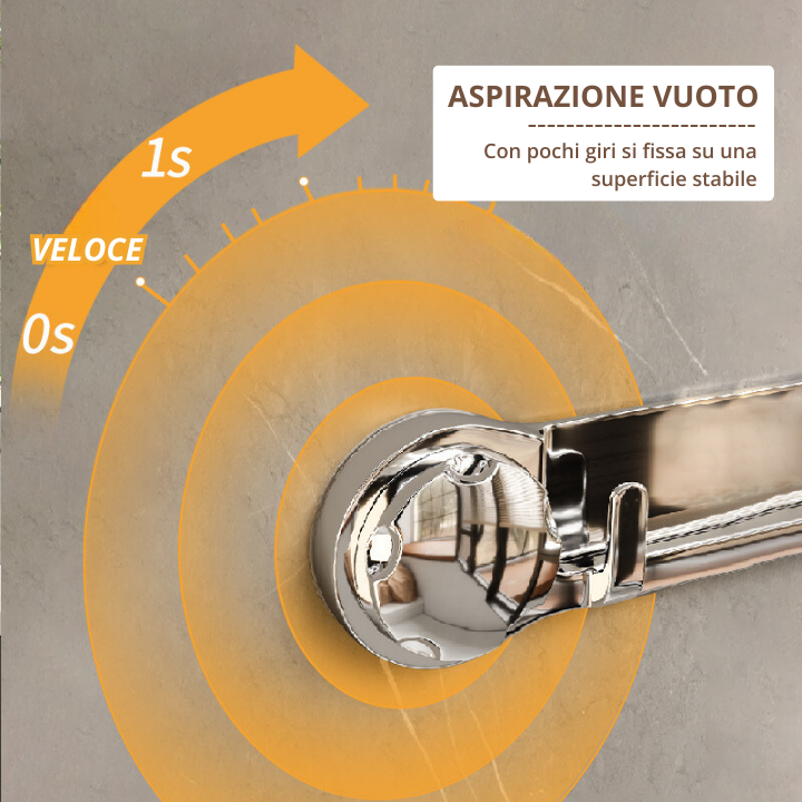 🌂 Supporti in acciaio inox con 5 ganci, comodi e capaci di sostenere fino a 20 kg
