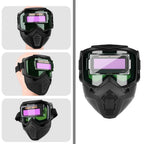 Maschera Da Saldatura Con Oscuramento Automatico 0,1 Ms – Smontabile In 2 Parti, Protezione Totale