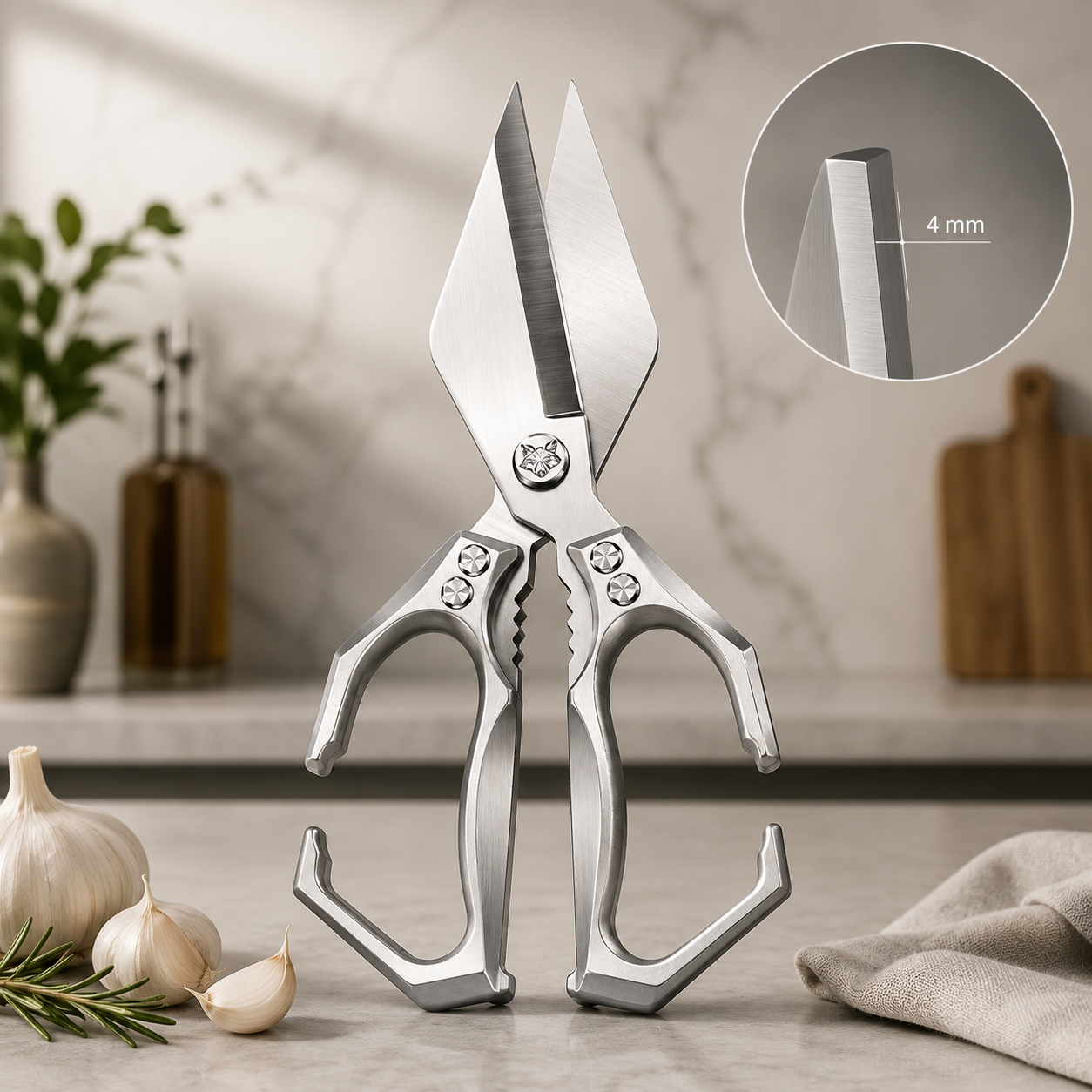 Forbici da Cucina Lama a Diamante