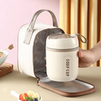 Contenitore per alimenti isolato in acciaio inossidabile da 600 ml con coperchio