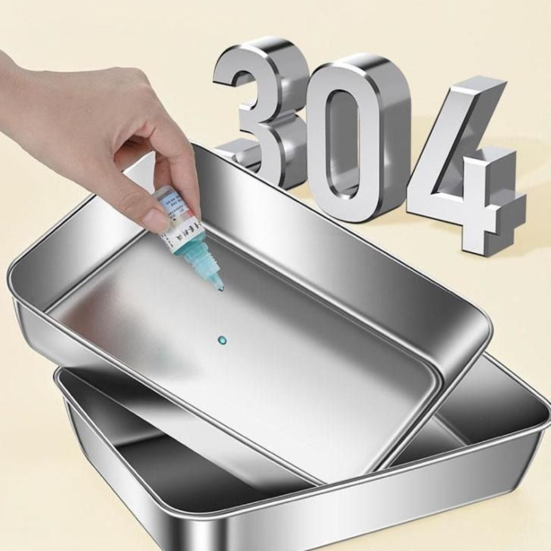 ✨ (8 +🎁4 GRATIS) | Contenitore Per Alimenti Da 2000 ML In Acciaio Inox Tedesco Massiccio 304