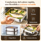 ⚡ Scatola Ermetica In Acciaio Inox Tedesco 316 Per Conservare Gli Alimenti