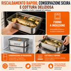 🛡Scatola Ermetica In Acciaio Inox Tedesco 316 Per Conservare Gli Alimenti