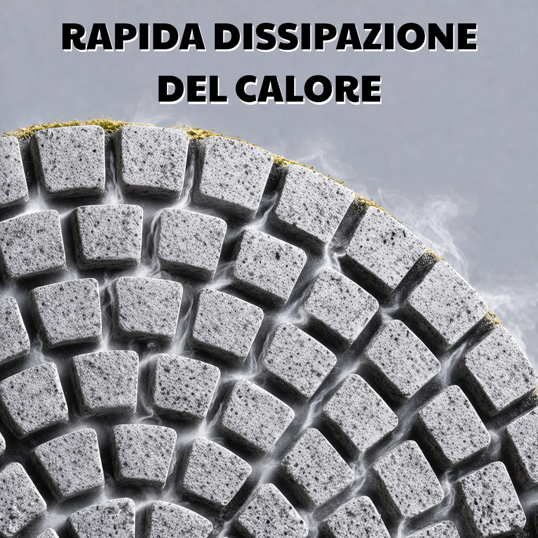 Disco Lucidante Diamantato ad Acqua 2 Pollici (5cm) – Tampone Morbido per Pietra e Giada, Compatibile con Smerigliatrice Angolare
